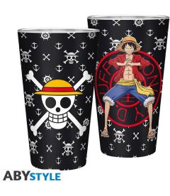 Glas One Piece - Luffy (400 ml)