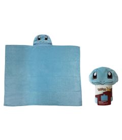 Fleecedecke Pokemon – Squirtle (Kapuze, 120x150cm)