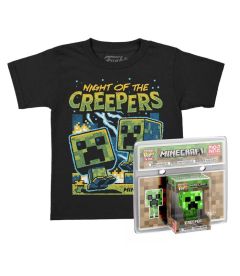 Pocket Pop! & Tee Minecraft - Creeper (Grosse S, Kids)