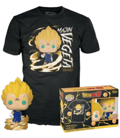 Funko Pop! & Tee Dragon Ball Z - Majin Vegeta (Grosse S)