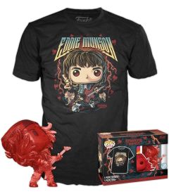 Funko Pop! & Tee Stranger Things - Hunter Eddie With Guitar (Grosse S)