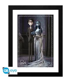 Print Corpse Bride - Emily & Victor (Framed)