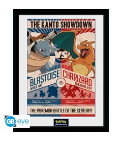 Print Pokemon - Red VS Blue (Framed)