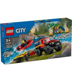 Lego City - Feuerwehrgelandewagen Mit Rettungsboot