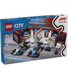 Lego City - F1 Garage mit Mercedes-AMG & Alpine Rennautos