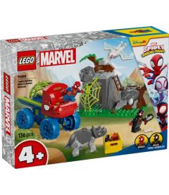 Lego Spidey Amazing Friends - Spideys Team auf Rettungsmission im Dino-Truck