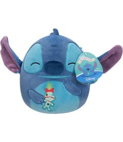 Pluesch Squishmallows Disney - Stitch con la bambolina Scrump (25 cm)