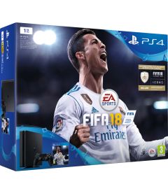 PS4 1TB Slim + FIFA 18 (E Chassis)