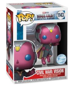 Funko Pop! Marvel Civil War - Civil War: Vision (Special Edition, 9 cm)