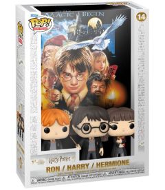 Funko Pop! Movie Posters Harry Potter - Ron, Harry, Hermione (9 cm)