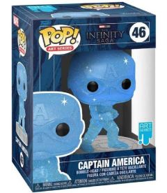 Funko Pop! The Infinity Saga - Captain America (Art Series, 9 cm)