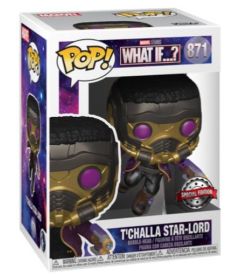 Funko Pop! Marvel What If...? - T'Challa Star-Lord (Metallic, 9 cm)