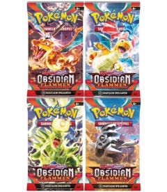 Trading Card Pokemon - Karmesin & Purpur Obsidian Flammen (Booster Pack, DE)