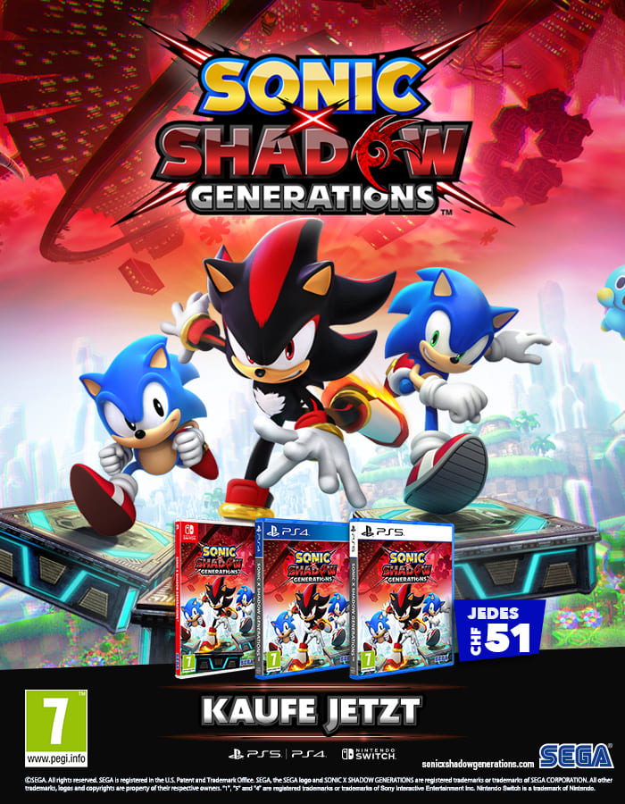 Sonic x Shadow Generations jetzt kaufen!