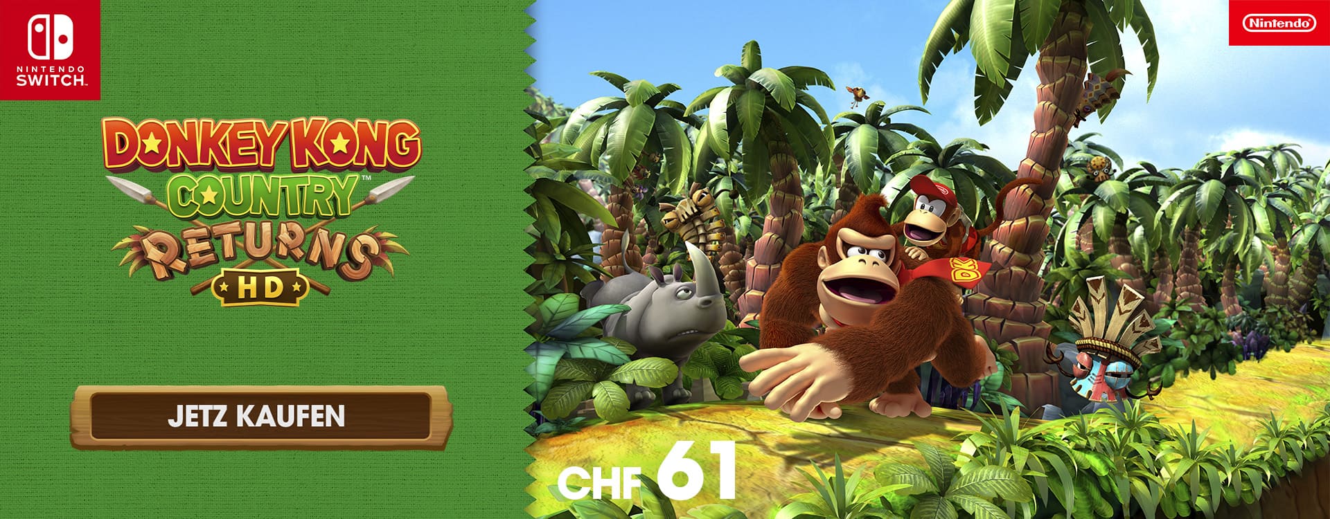 Donkey Kong Country Returns jetzt kaufen!