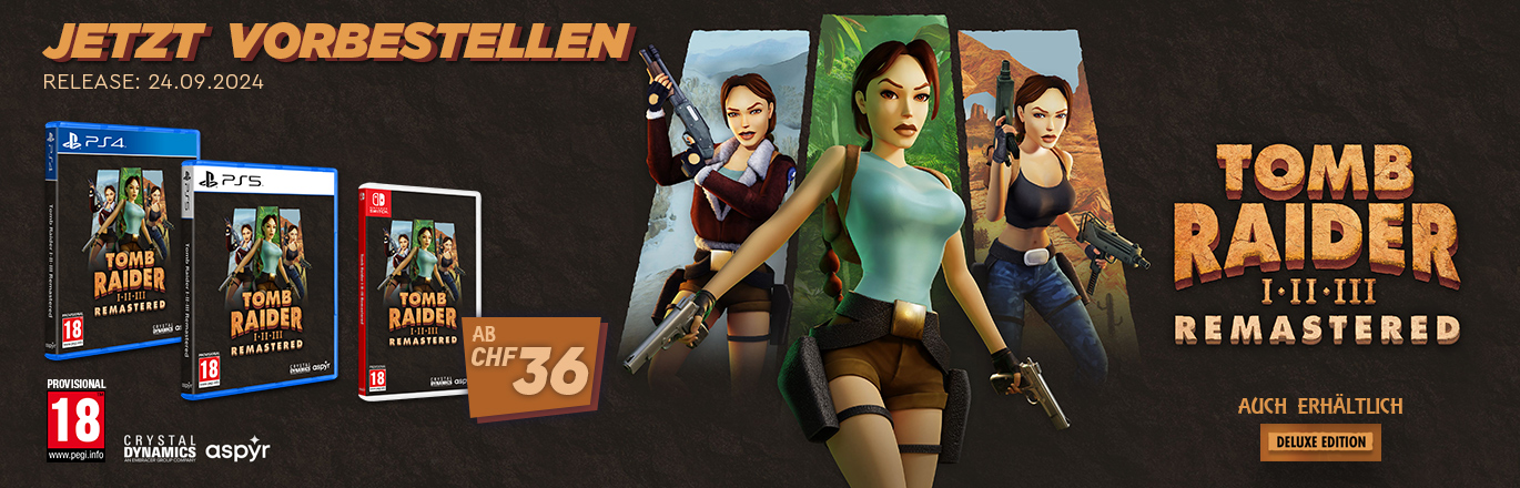 Tomb Raider 1-3 Remastered Starring Lara Croft jetzt vorbestellen