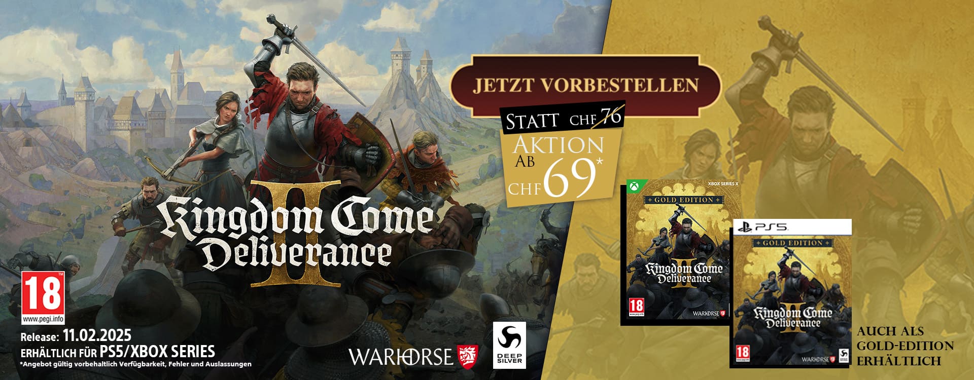 Kingdom Come Deliverance 2 jetzt vorbestellen!