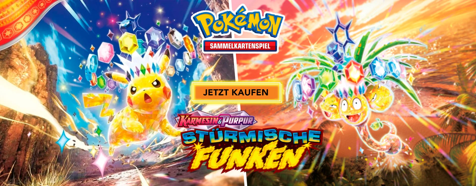 Pokémon Karmesin & Purpur Sturmische Funken jetzt kaufen!