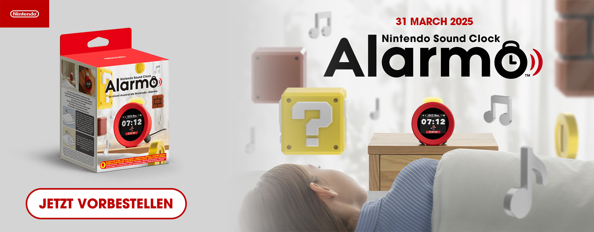 Nintendo Sound Clock Alarmo jetzt vorbestellen!